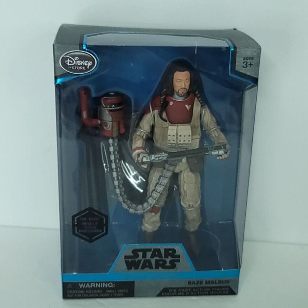 Star Wars Rogue One Baze Malbus Disney Elite Series Die Cast 6.5" Action Figure